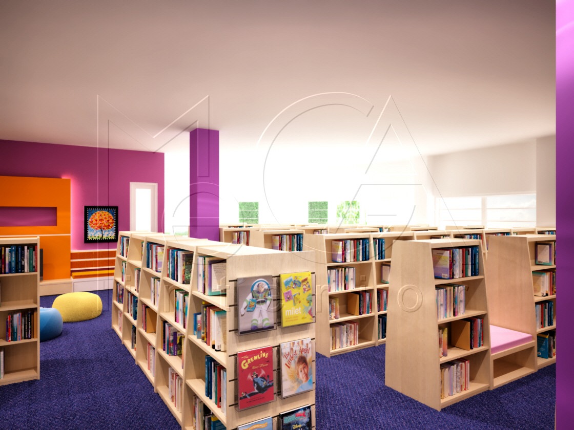 Primary Library  II 1 MI Design Interior